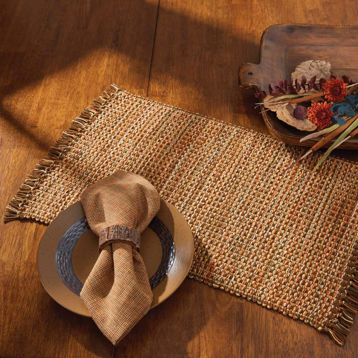 harvest tweed placemats